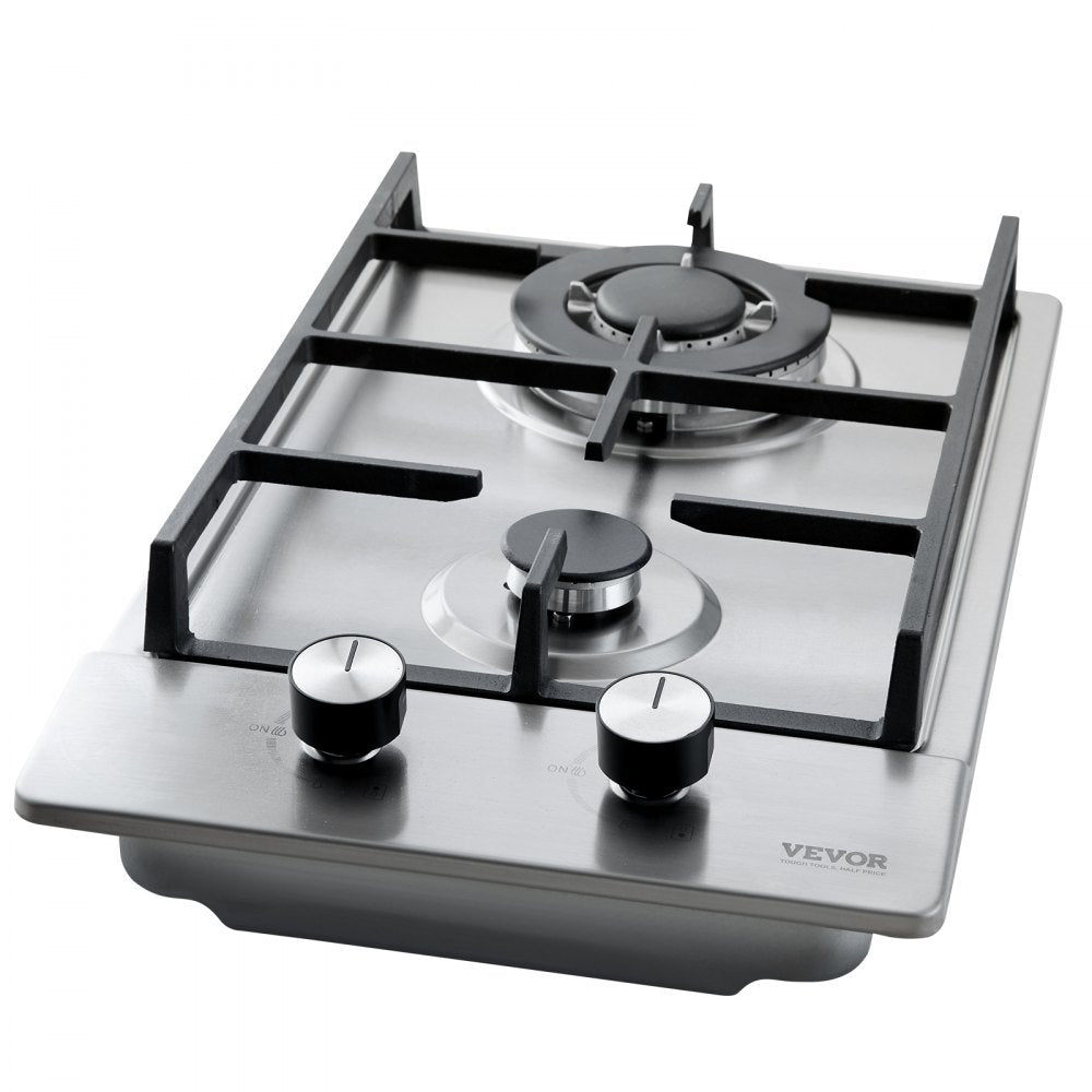 MGBS-312B4 - 12" VEVOR Dual Fuel Gas Cooktop, 12250 BTU Power