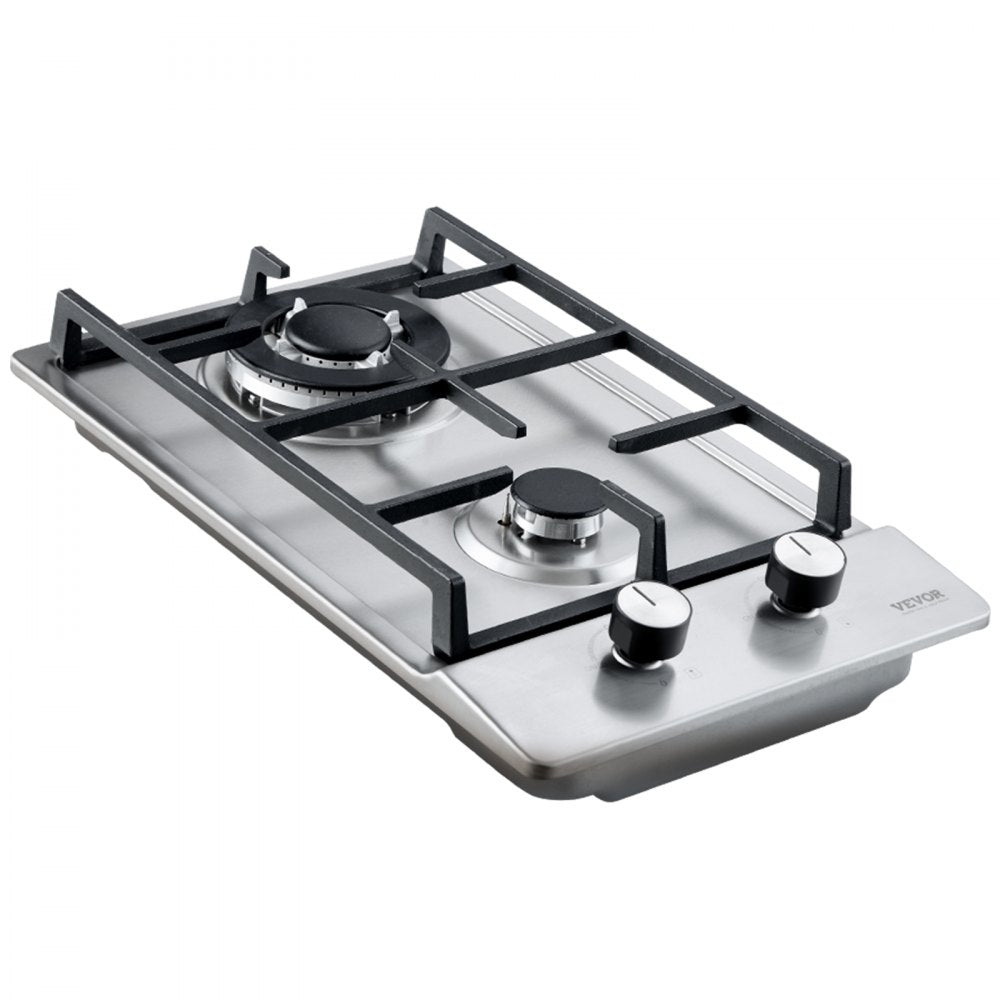 MGBS-312B4 - 12" VEVOR Dual Fuel Gas Cooktop, 12250 BTU Power