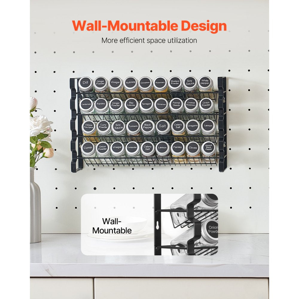 LX-P9370 - Multi-Layer Spice Rack, 23x16 in, Wall-Mount & Countertop Option