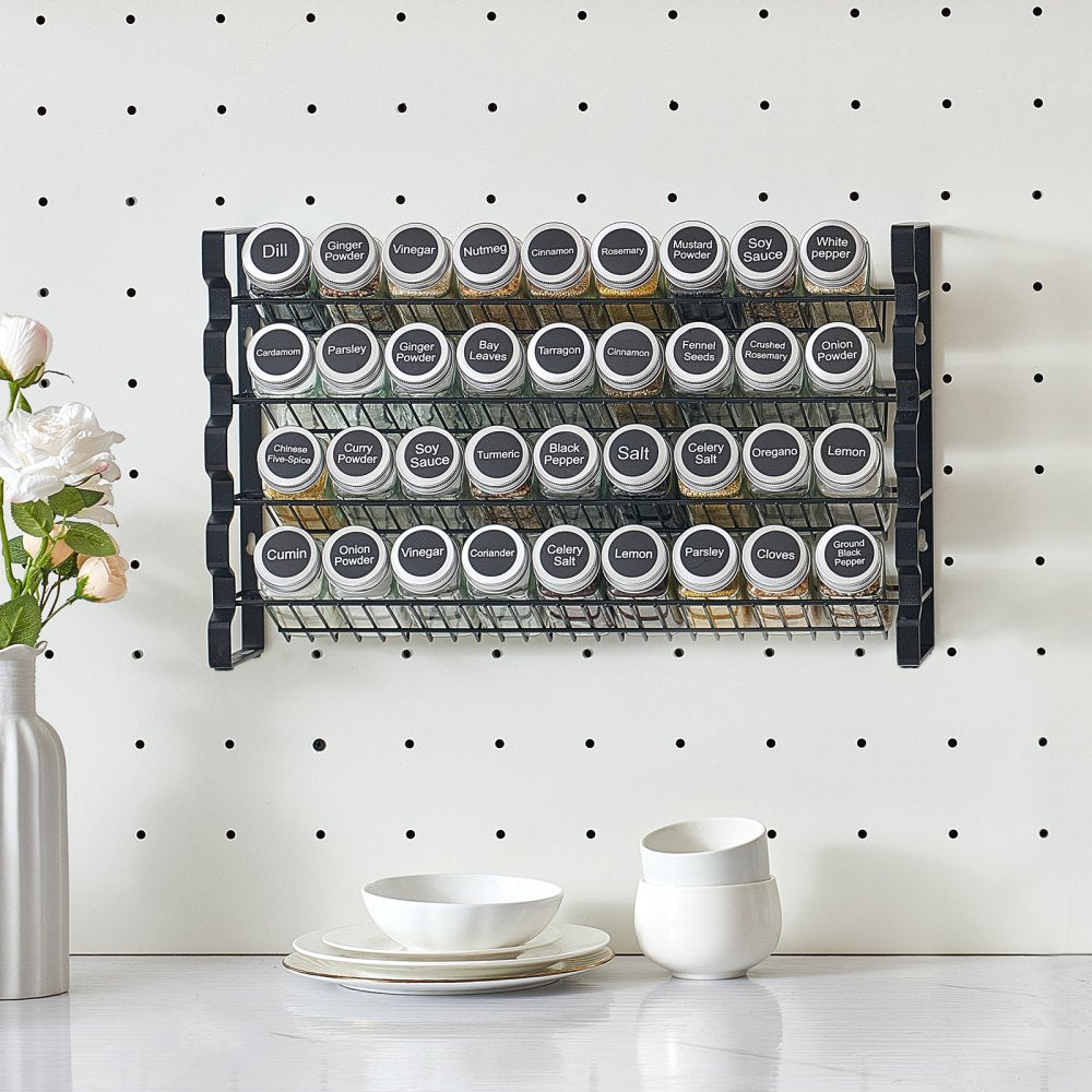 LX-P9370 - Multi-Layer Spice Rack, 23x16 in, Wall-Mount & Countertop Option