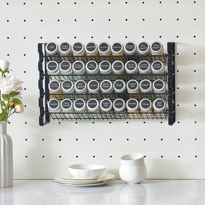 LX-P9370 - Multi-Layer Spice Rack, 23x16 in, Wall-Mount & Countertop Option