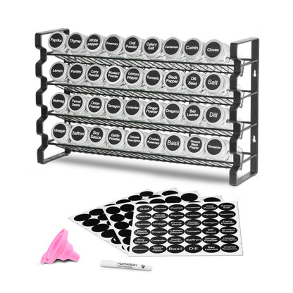 LX-P9370 - Multi-Layer Spice Rack, 23x16 in, Wall-Mount & Countertop Option