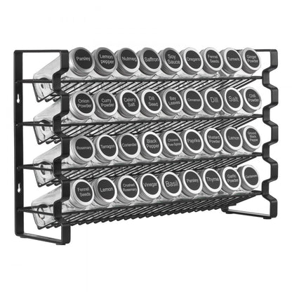 LX-P9370 - Multi-Layer Spice Rack, 23x16 in, Wall-Mount & Countertop Option