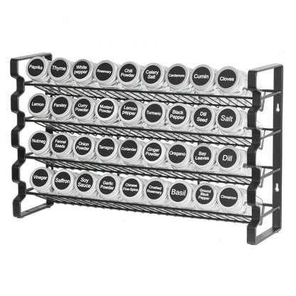 LX-P9370 - Multi-Layer Spice Rack, 23x16 in, Wall-Mount & Countertop Option
