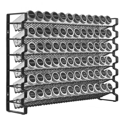 LX-P9371 - Space-Saving Multi-Layer Spice Rack, Wall-Mounted or Countertop