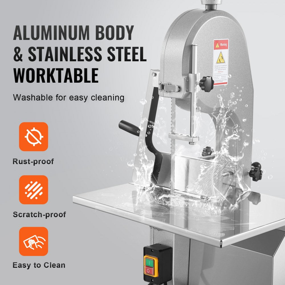 BS-250 - 1800W Stainless Steel Bone Saw with 9.84" Cutting Height