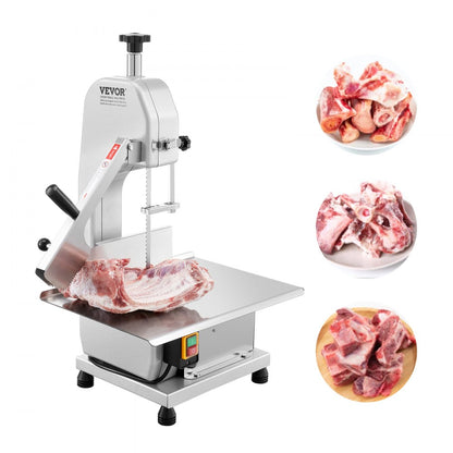 BS-130 - Heavy-Duty Stainless Steel Bone Saw Machine with 4.33" Cutting Thickness