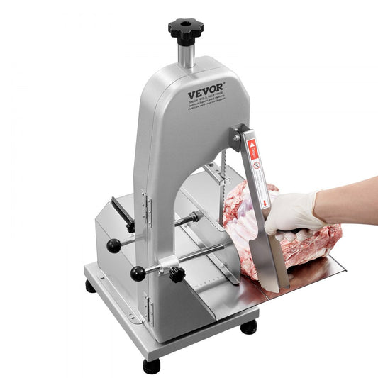 BS-130 - Heavy-Duty Stainless Steel Bone Saw Machine with 4.33" Cutting Thickness