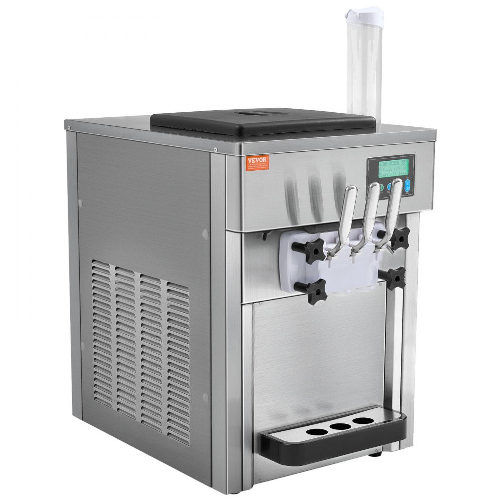 BQL-7220T - High-Capacity Ice Cream Maker, 20L/hr, Dual 4L Hoppers