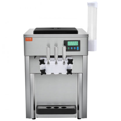 BQL-7220T - High-Capacity Ice Cream Maker, 20L/hr, Dual 4L Hoppers