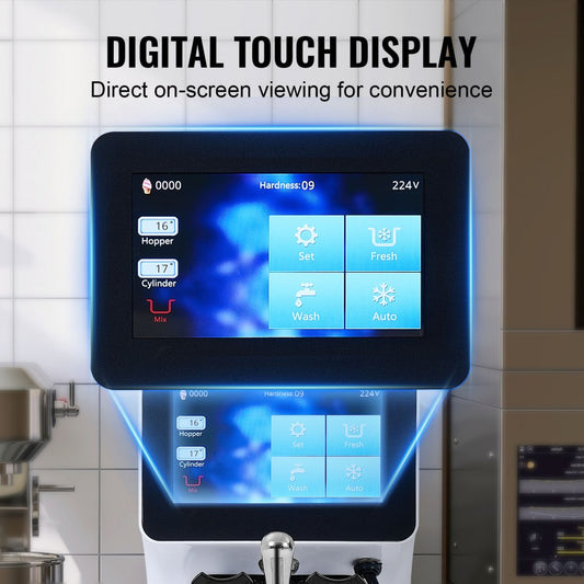 BQL-9200ST - 10L VEVOR Ice Cream Machine with Touchscreen & Rapid Freeze