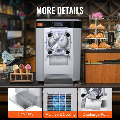 YKF-618 - 12L/H VEVOR Ice Cream Maker for Commercial Use