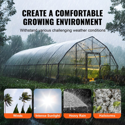 YFSG1250 - Durable 6-Mil Greenhouse Sheeting, 12 x 50 ft Protection