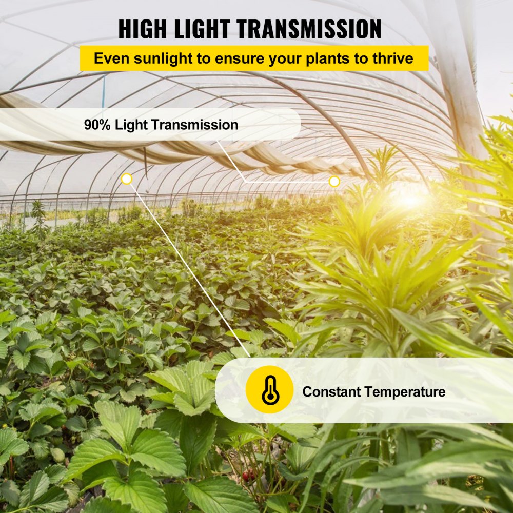 VV-GHF-24100 - 24' x 100' Premium Greenhouse Film with UV Protection