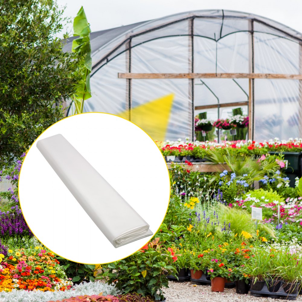 VV-GHF-12100 - 12' x 100' UV Protected Greenhouse Film for Optimal Growth