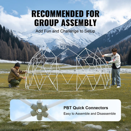 GB-DOME-9.5 - Spacious PVC Bubble Tent with Ventilation Windows and 360° Views