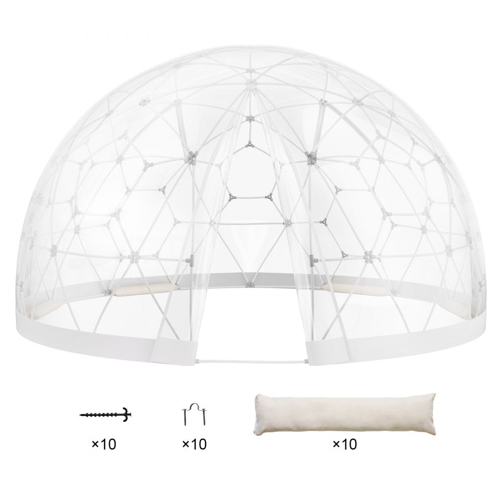 GB-DOME-9.5 - Spacious PVC Bubble Tent with Ventilation Windows and 360° Views