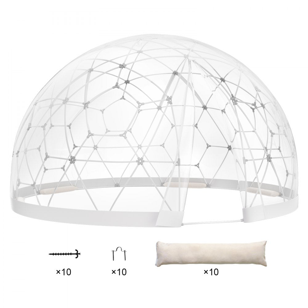 GB-DOME-9.5 - Spacious PVC Bubble Tent with Ventilation Windows and 360° Views