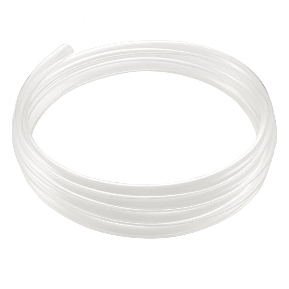 TSC1215010-C - 10FT Clear PVC Tubing, 1/2" ID, Ideal for Liquid Transport