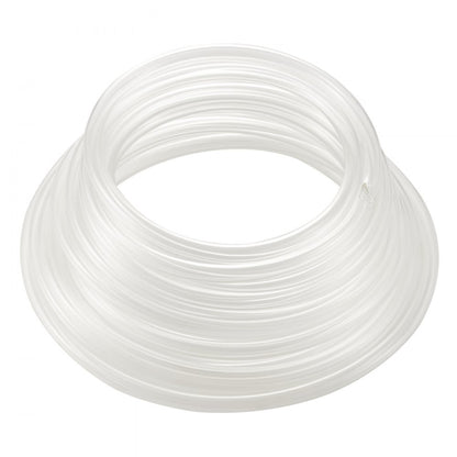 TSC1013050-C - 50FT Flexible Clear PVC Tubing, 3/8" x 1/2", Durable