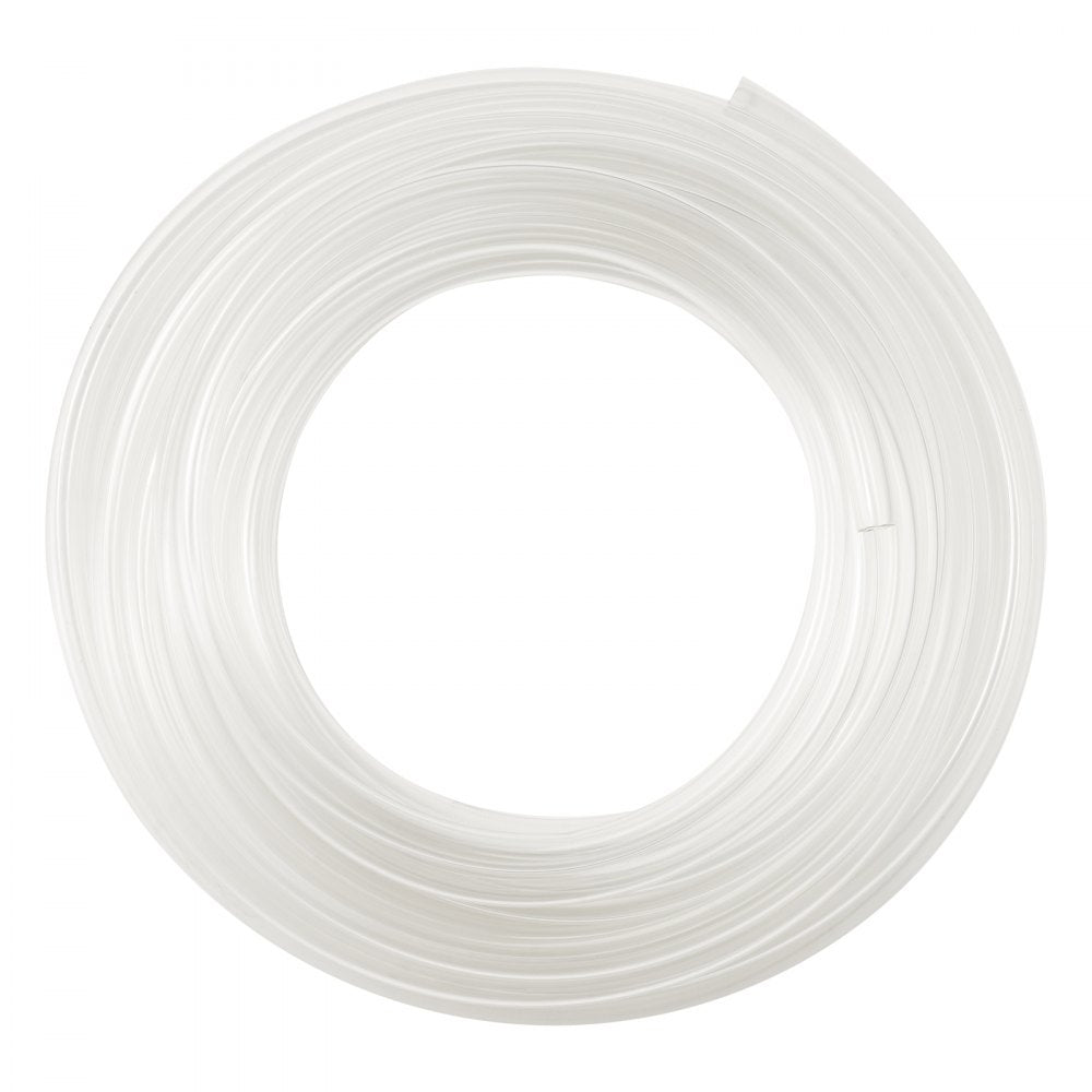 TSC1013050-C - 50FT Flexible Clear PVC Tubing, 3/8" x 1/2", Durable