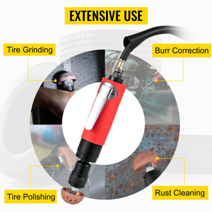 M66E6 - VEVOR Pneumatic Tire Buffer, 2500 RPM Precision Grinding Tool