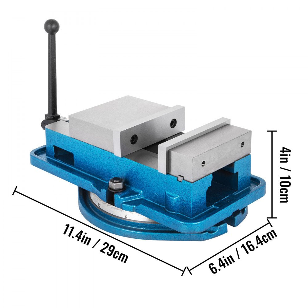 010962266701 - 3-Inch Ductile Iron Milling Vise with 360° Swivel Base