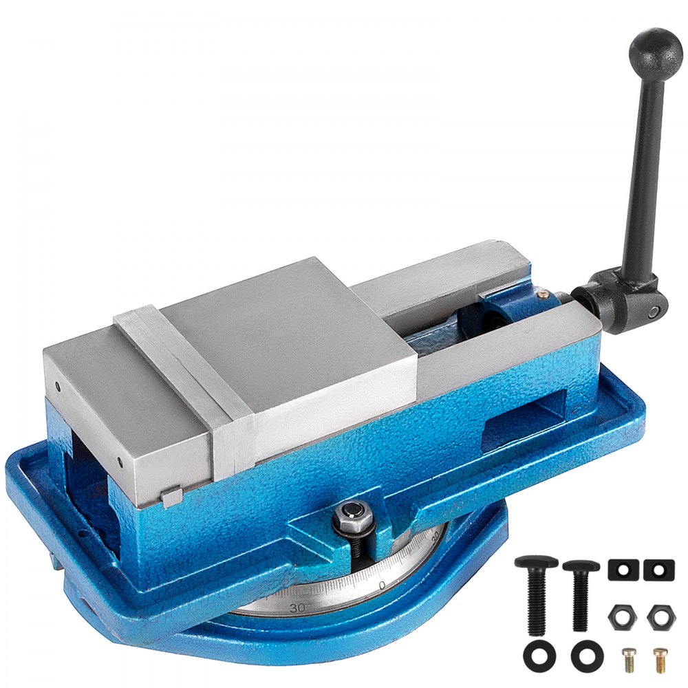 010846716136 - 4-Inch Ductile Iron VEVOR Vise, 3.93in Jaw Width