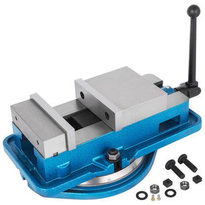 010814151645 - 6-Inch Heavy-Duty Milling Vise with 360-Degree Swivel Base