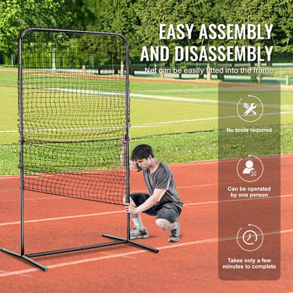 XH-SH-7X4 - 7x4 ft VEVOR Batting Cage Screen for Training Safety