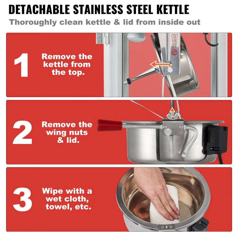 NP16T - Compact 12 oz Popcorn Popper Machine for Home & Events