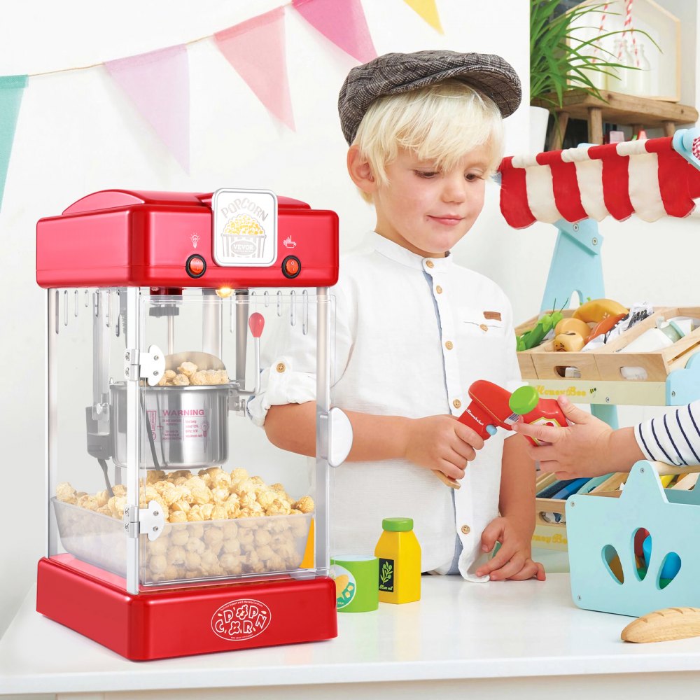 NP08001SE - 2.5 oz LED Popcorn Popper for Movie Nights