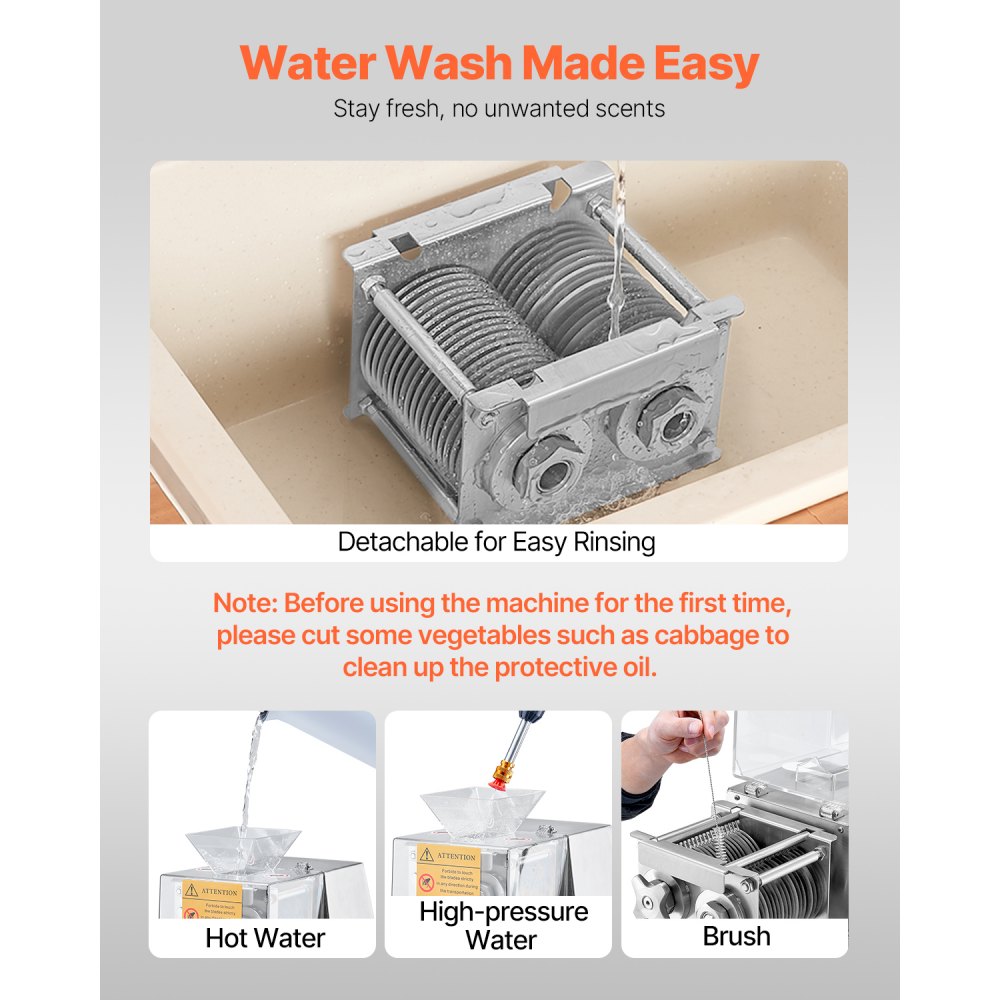 SJY-DQ90 - 850W Stainless Blade Meat Cutter with 5mm Slice & Easy Use