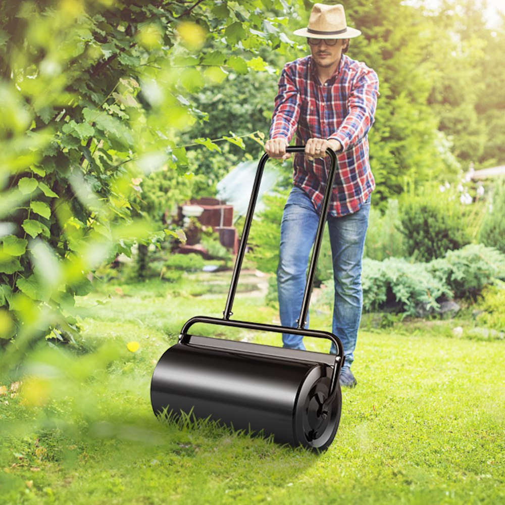 LR48-SYT - 46L VEVOR Lawn Roller, Easy Push Design for Healthy Grass Growth