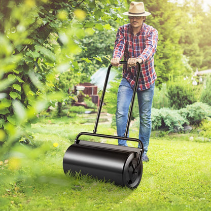 LR48-SYT - 46L VEVOR Lawn Roller, Easy Push Design for Healthy Grass Growth