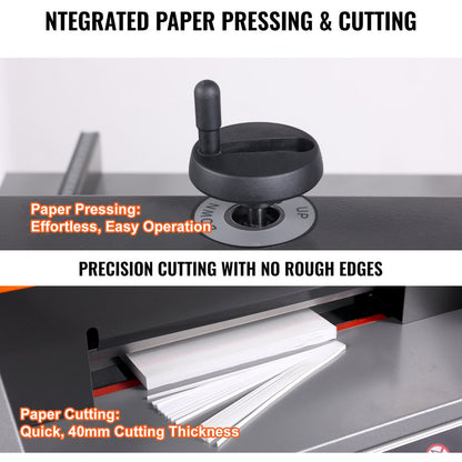 E330D - 13-inch VEVOR Electric Paper Cutter with Safety Features