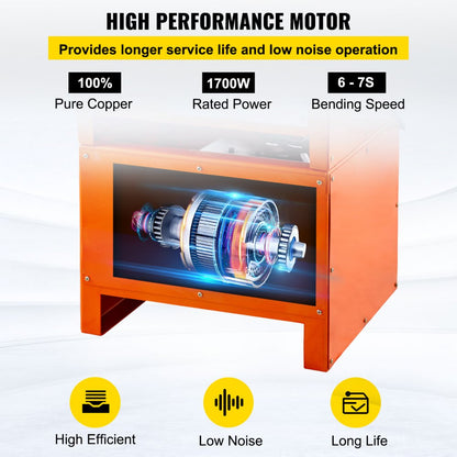 RBC-25 - 1700W Electric Rebar Bender & Cutter for 1" Bending