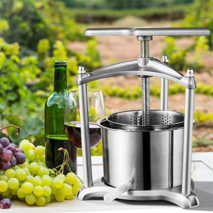 YZQ-6A - Durable Stainless Steel Fruit & Vegetable Wine Press for Easy Juice Extraction