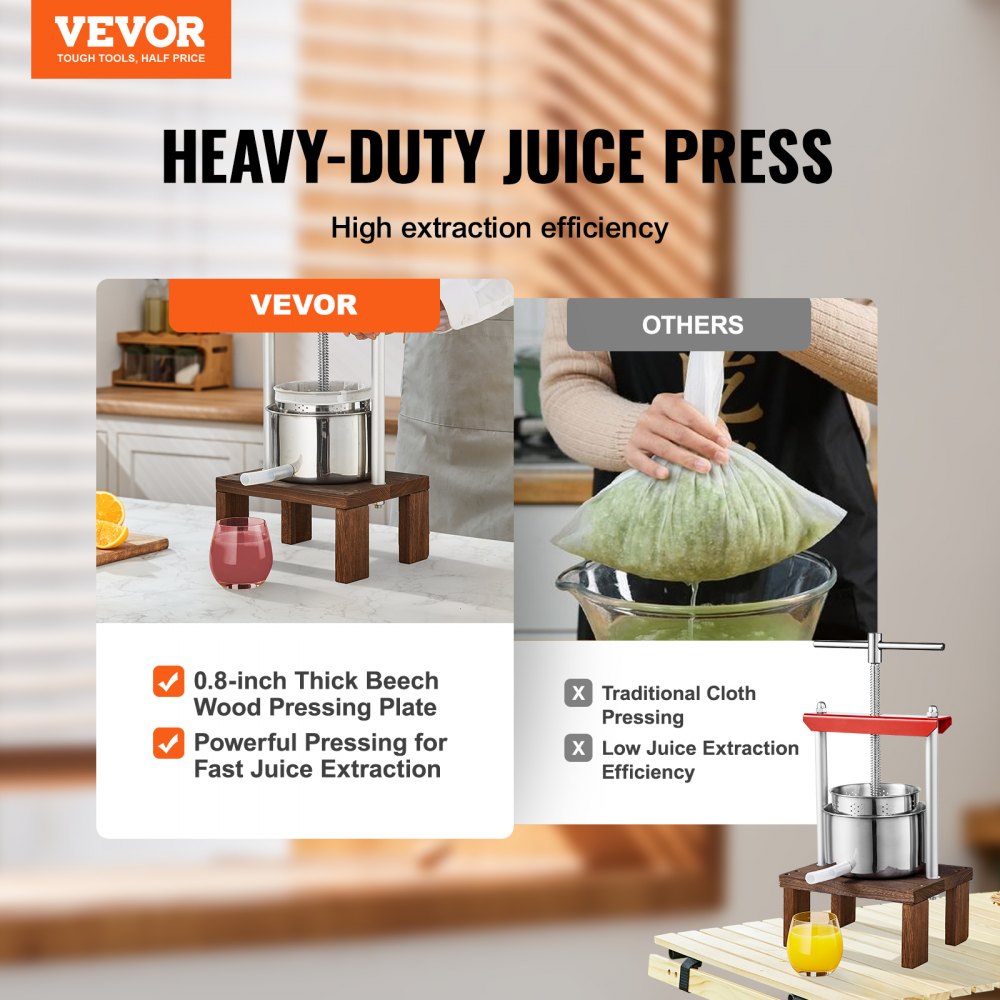 YZQ-2L - Compact 2L Fruit Wine Press for Home Juicing