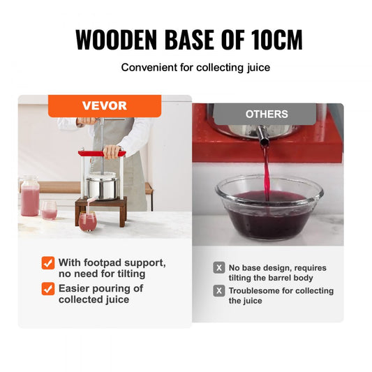 YZQ-2L - Compact 2L Fruit Wine Press for Home Juicing