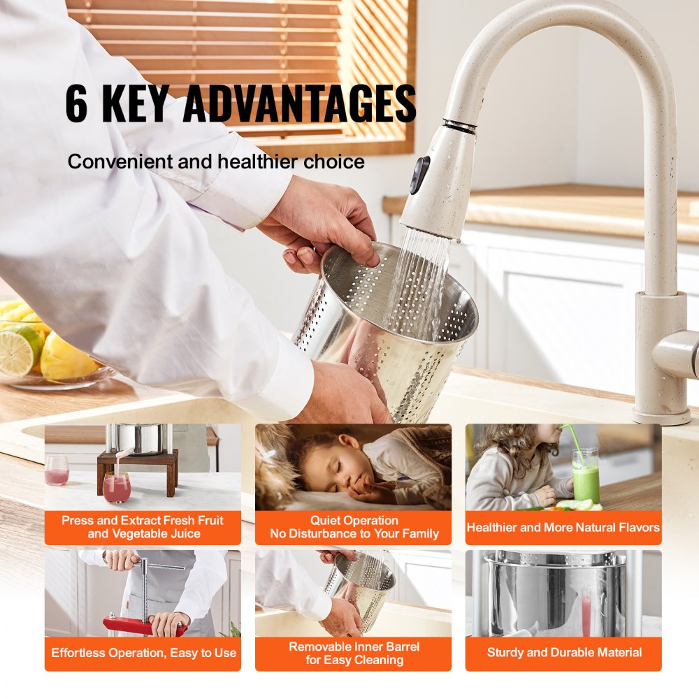 YZQ-2L - Compact 2L Fruit Wine Press for Home Juicing