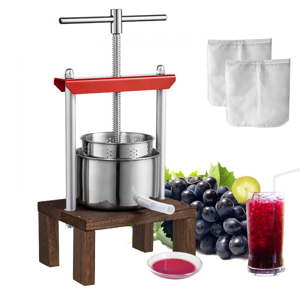 YZQ-2L - Compact 2L Fruit Wine Press for Home Juicing