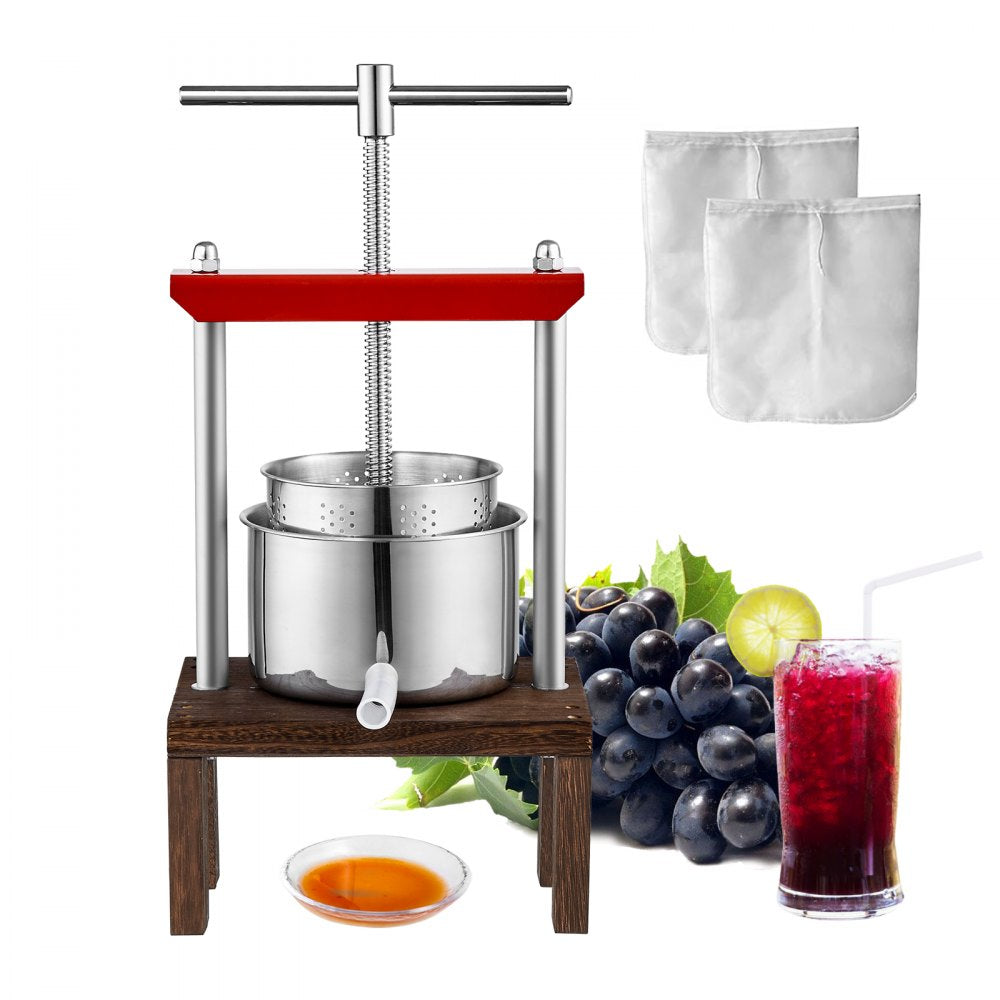 YZQ-2L - Compact 2L Fruit Wine Press for Home Juicing