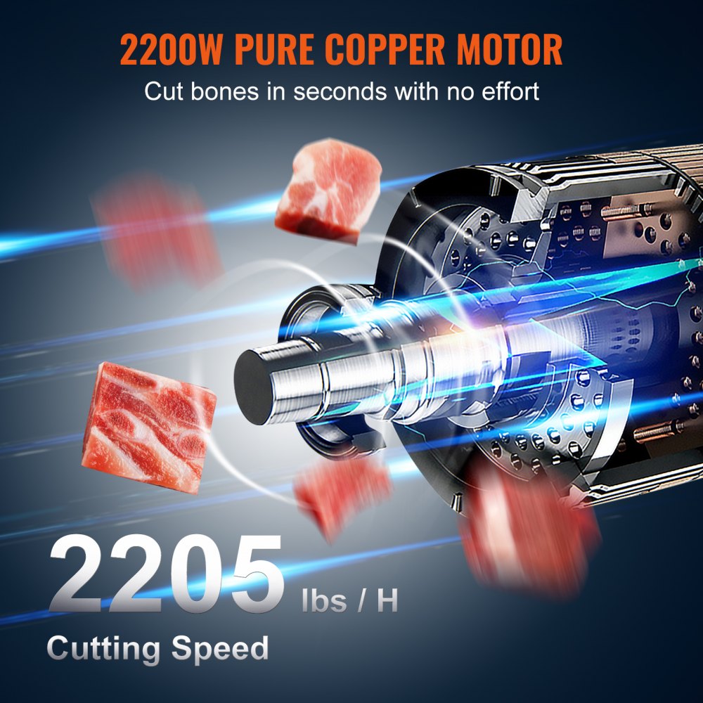 YF-400A - 2200W Stainless Steel Meat Bandsaw for Efficient Cutting