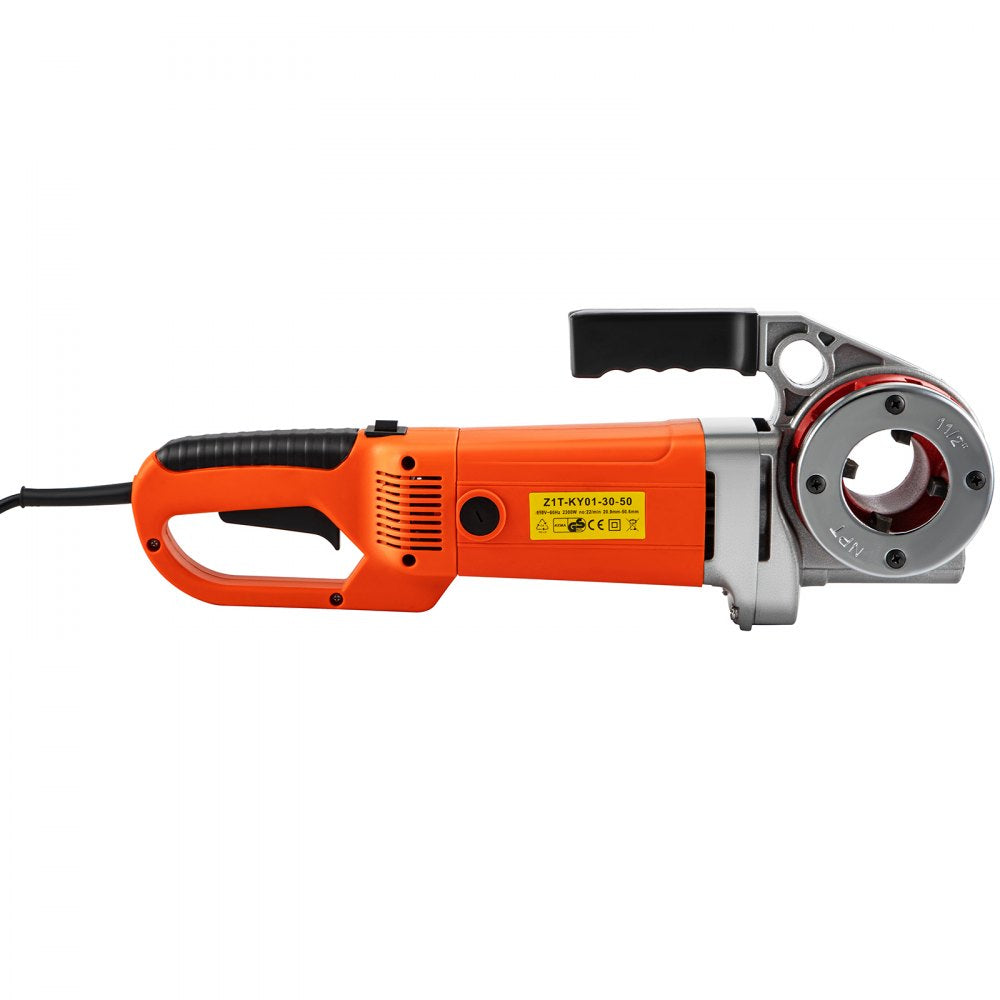 ZIT-KY01-30-50 - VEVOR 1/2" to 2" Electric Pipe Threader with Die Heads