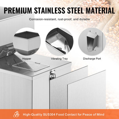 F-100-V1 - Compact Stainless Steel Powder Filling Machine for Versatile Materials