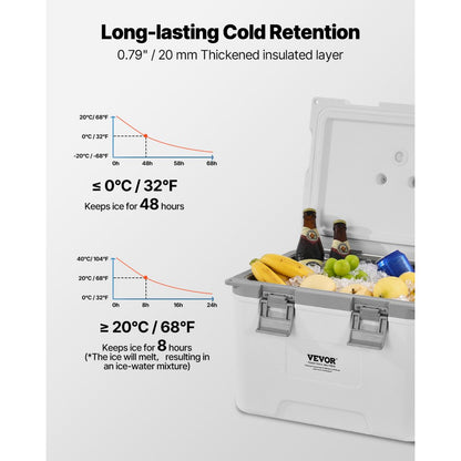 JWK-23006 - 21 QT Portable Cooler with Insulation & Carry Strap