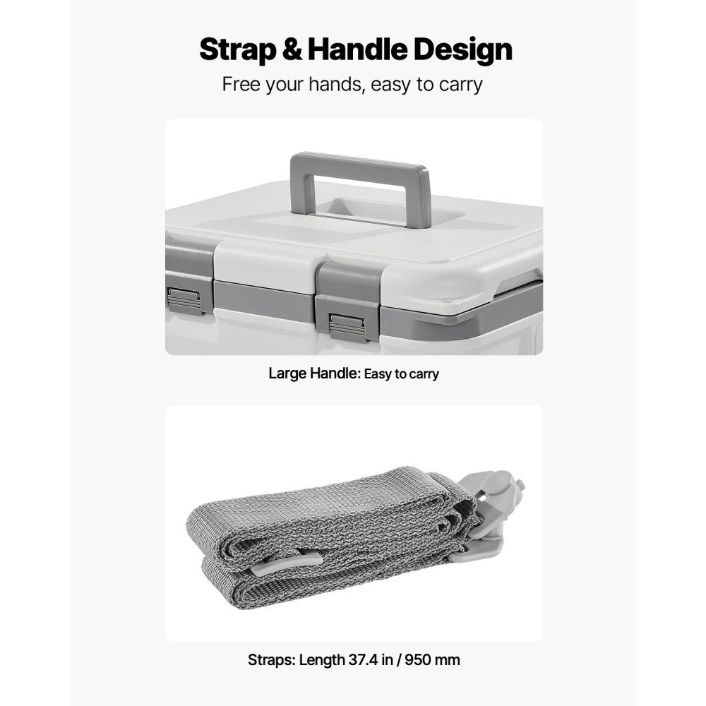 JWK-23006 - 21 QT Portable Cooler with Insulation & Carry Strap