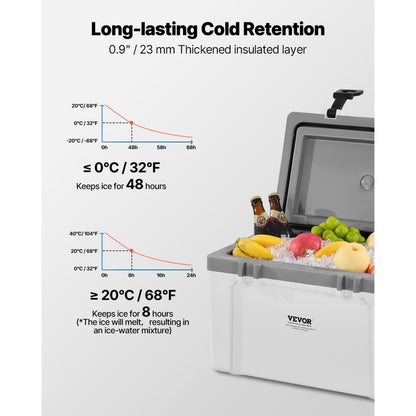 SK2500 - 26QT Insulated Portable Cooler with Strap for Outdoor Adventures