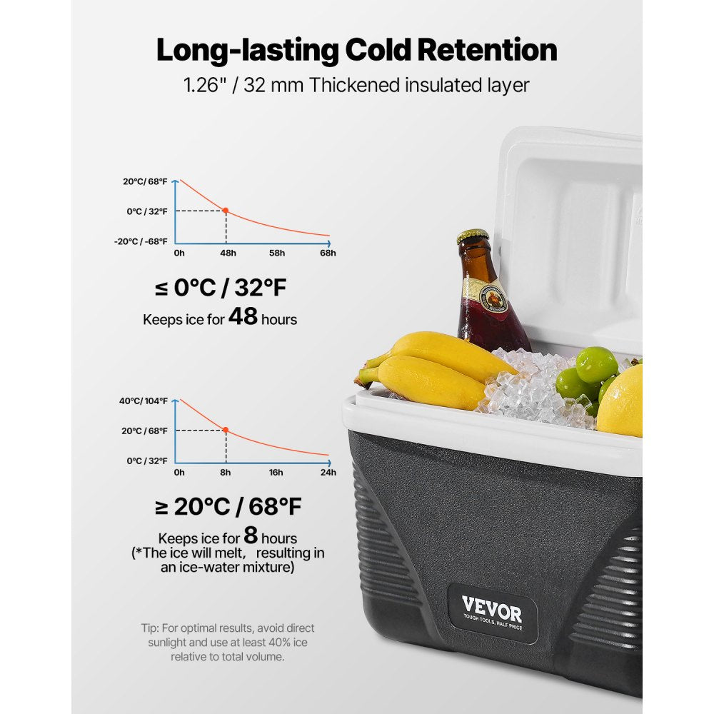 HS756 - 8.5QT Insulated Portable Cooler for Outdoor Activities